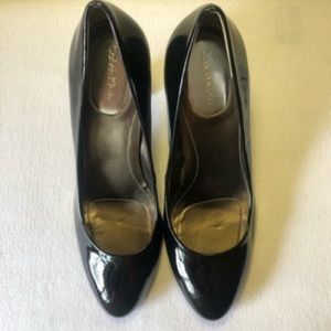 Calvin Klein patent leather black “Olive” pump